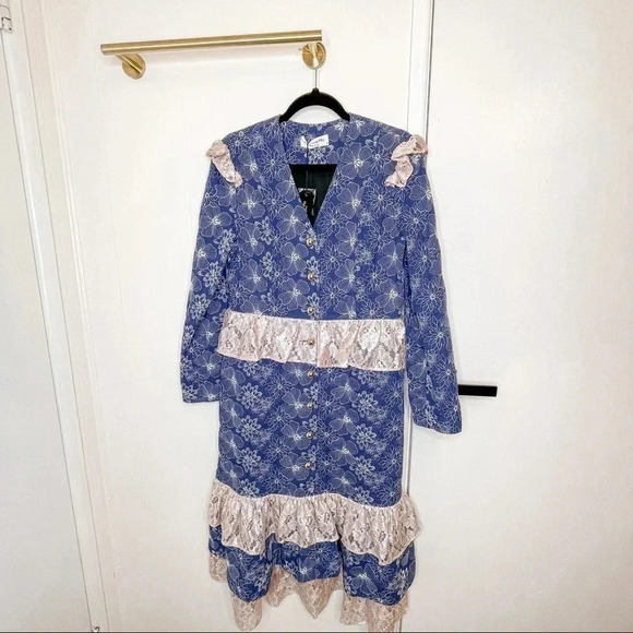 Vivienne Hu runway spring 2019 collection midi dress NWT size 8 - Picture 2 of 12